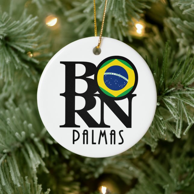 GEBORENE Palmas Keramik Ornament (Baum)