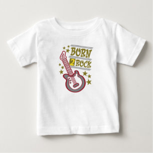 Geborene Rockgitarre, Gitarrist Design Baby T-shirt