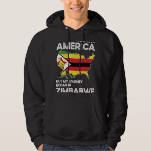 Geborene simbabwische Staatsbürgerschaft USA Hoodie