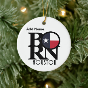 GEBORENE Texas - individuelle Ornamente