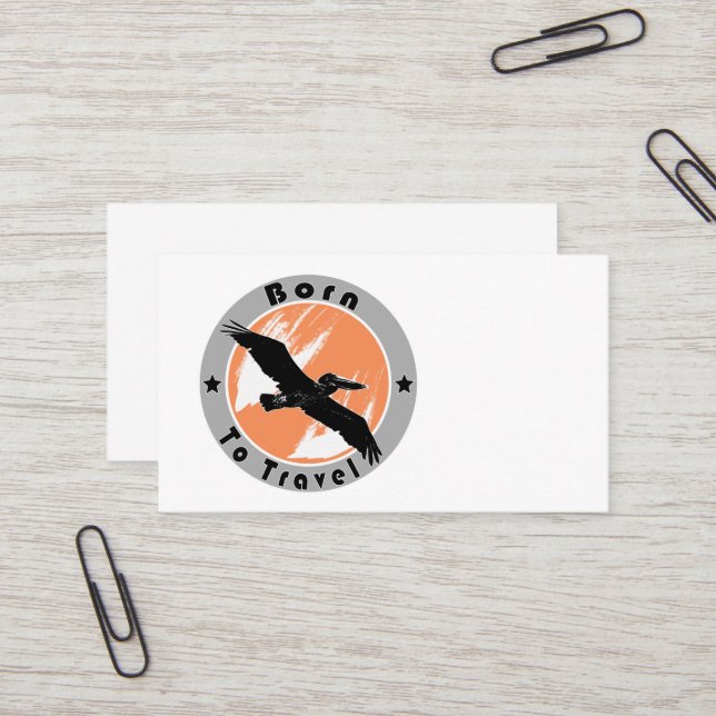 Geborene Visitenkarte (Vorderseite/Rückseite Beispiel)