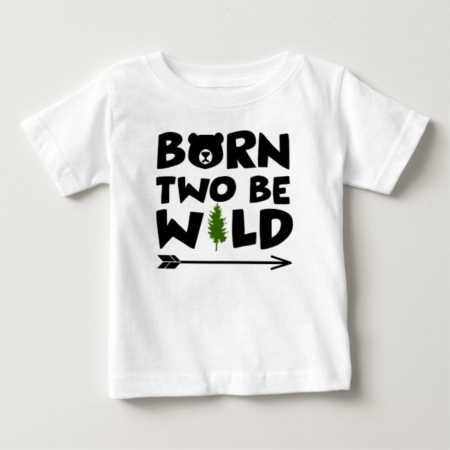 Geborenen zwei frei baby t-shirt (Vorderseite)