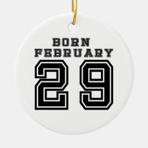 Geborener 29. Februar Keramikornament