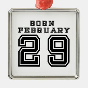 Geborener 29. Februar Ornament Aus Metall