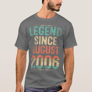 Geborener August 2006 Geburtstagsgeschenkenbein se T-Shirt