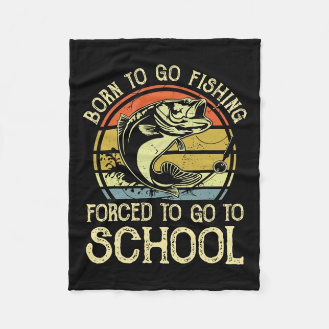 Geborener Fischfang zum Fischfang in der Schule Fleecedecke (Vorderseite)