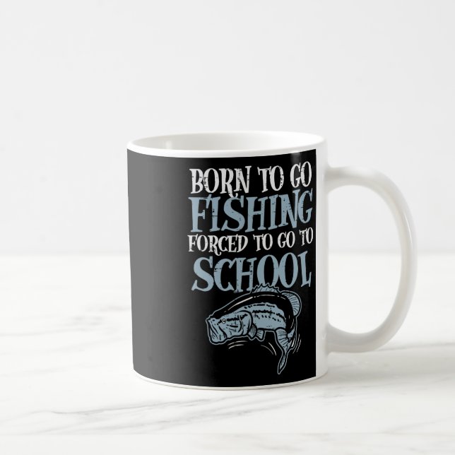 Geborener Fischfang zum Fischfang in der Schule Kaffeetasse (Rechts)
