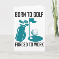 Geborener Golfspieleinsatz