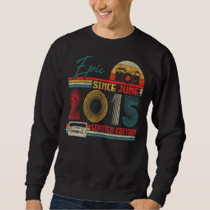 Geborener Juni 2015 Epic Seit Juni 2015 7 Jahre al Sweatshirt