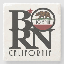 GEBORENER Lone Pine California Steinuntersetzer
