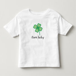 Geborener Lucky-Kleinkind-T - Shirt
