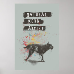 geborener Naturkünstler Poster