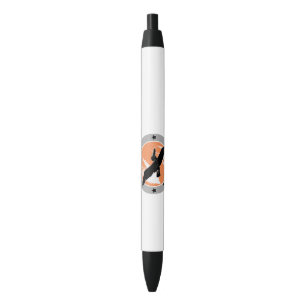 Geborener, schwarzer Tintenstift Kugelschreiber