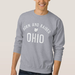 Geborener und erhöhter Ohio Classic Block Staatss Sweatshirt