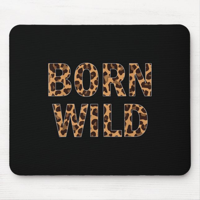 Geborener Wilder Geparden Mousepad (Vorne)