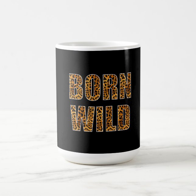 geborener Wildzackiger-Löwe Kaffeetasse (Mittel)