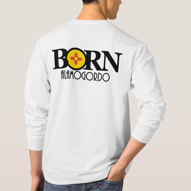 GEBORENES Alamogordo (Rückseite) T-Shirt (Rückseite)