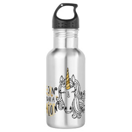 Geborenes Einhorn Edelstahlflasche
