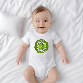 Geborenes Glück am St. Patrick's Day Baby Strampler