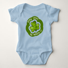 Geborenes Glück auf St Patrick's Day Baby Bodysuit Strampler