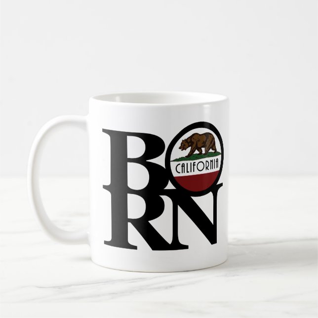 GEBORENES Kalifornien 11oz Kaffeetasse (Links)
