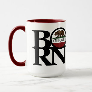 GEBORENES Kalifornien 15oz Tasse