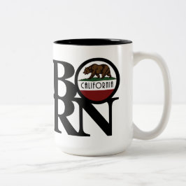 GEBORENES Kalifornien 15oz Zweifarbige Tasse