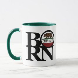 GEBORENES Kalifornien Tasse