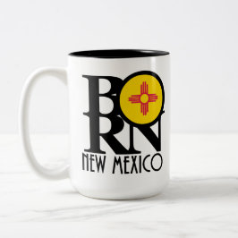 GEBORENES neues Mexiko Zweifarbige Tasse