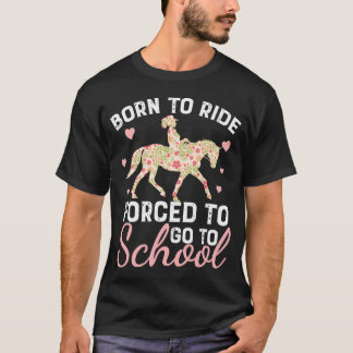 Geborenes Pferd gezwungen, zum Sonnenpferd der Sch T-Shirt