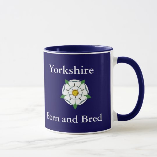 Geborenes Sheffield u. züchtete Tasse