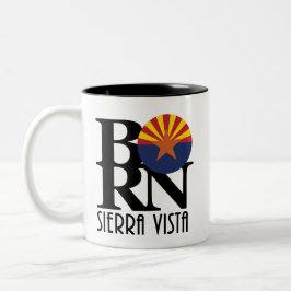 GEBORENES Sierra Vista Arizona Zweifarbige Tasse