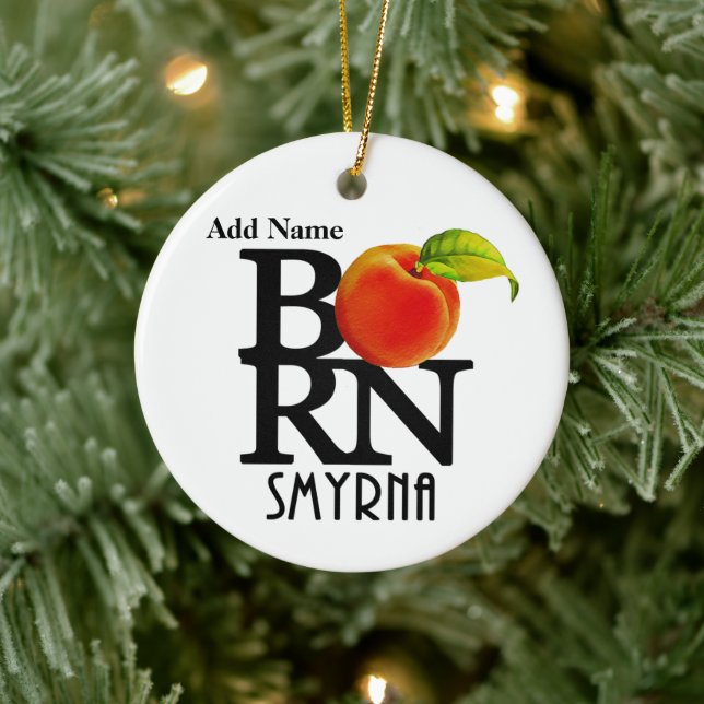 GEBORENES Smyrna Georgia Keramik Ornament (Baum)