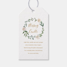 Geborgengebetsantrag für Christliche Blume Geschenkanhänger