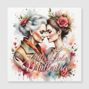 Geborgenheit & Liebe – Zum Muttertag alles Liebe! Magnetkarte