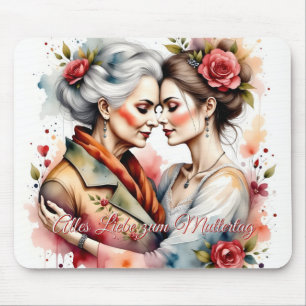 Geborgenheit & Liebe - Zum Muttertag alles Liebe! Mousepad