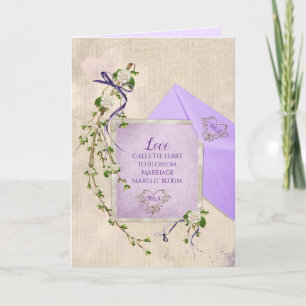 Gebot für Hochzeitsszenarien mit Zweigkartenflur Karte