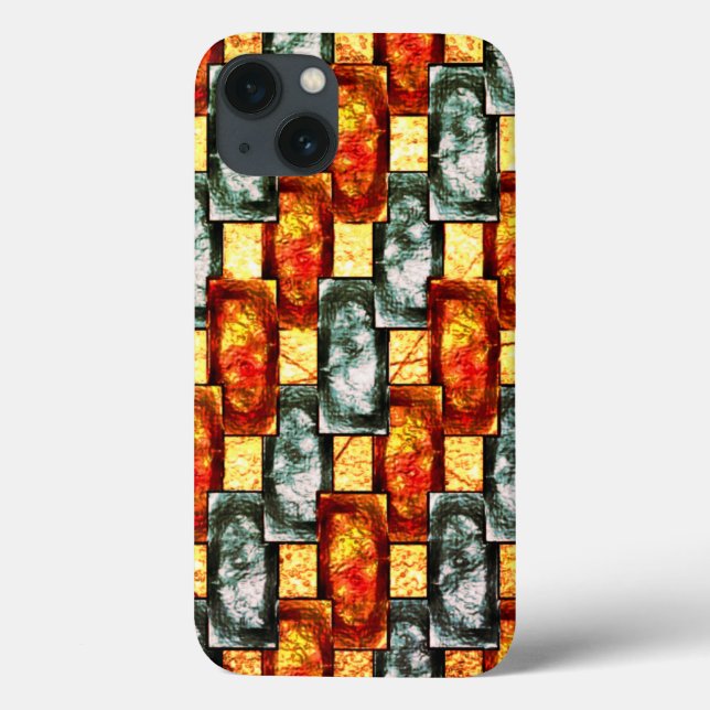 Geboten und grün, rechteckige Plaques Case-Mate iPhone Hülle (Rückseite)