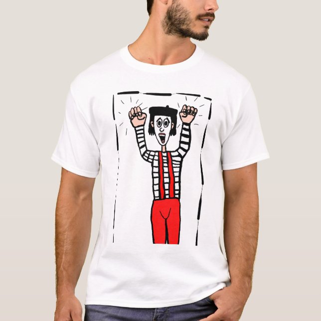 Geboxt - im Pantomime-T - Shirt (Vorderseite)