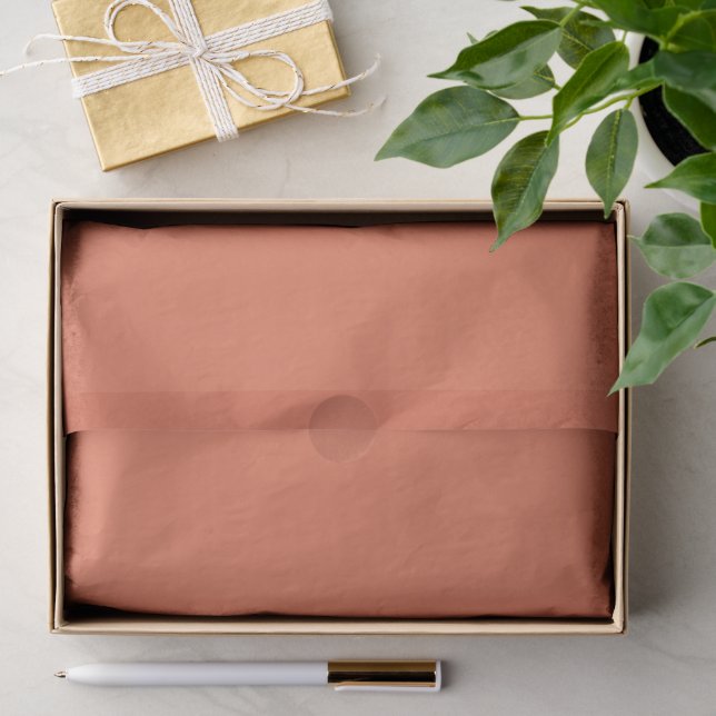 Gebrannte Siena Seidenpapier (Geschenk)