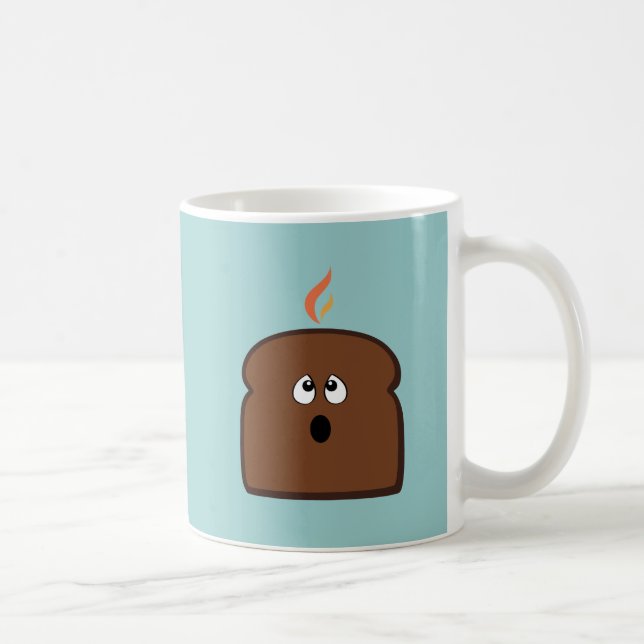Gebrannter Toast Kaffeetasse (Rechts)