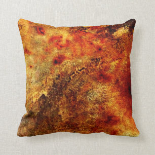 Gebranntes orange TAN abstraktes Throw-Kissen Kissen