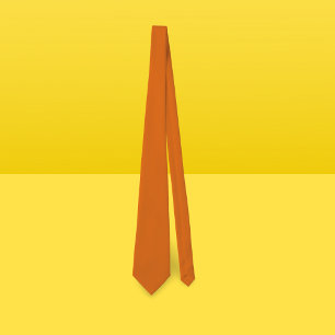 gebranntes Orange Volltonfarbe no2 Krawatte