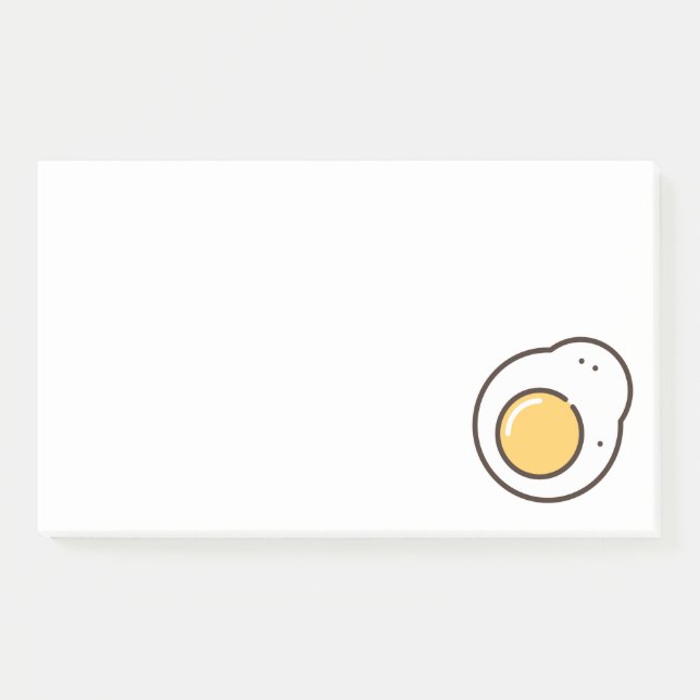gebratenes Ei Post-it Klebezettel (Vorderseite)