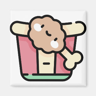 gebratenes Huhn Magnet