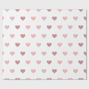 Gebräuchliche Herzen Packpapier Rot Valentinstag 