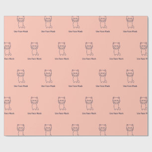 GEBRAUCHS-MASCHINE KITTEN-Wrapper Geschenkpapier