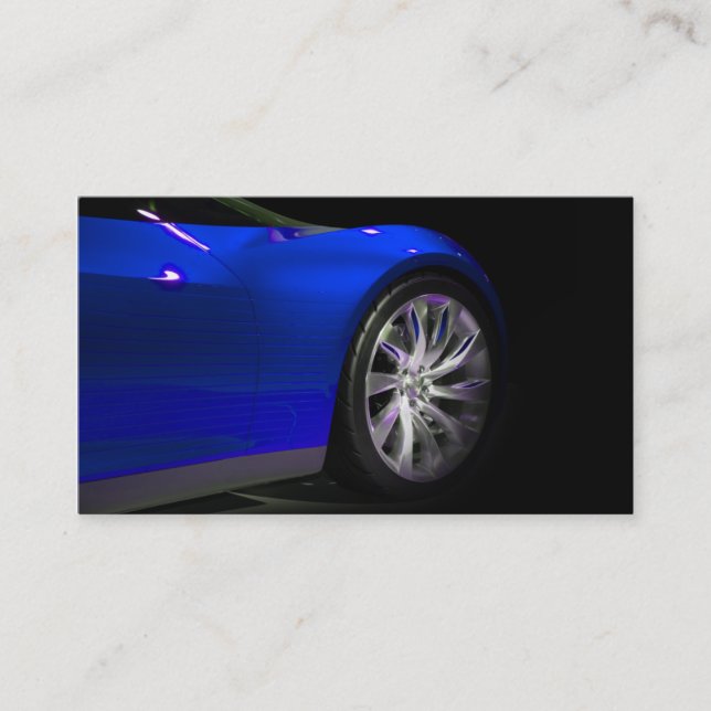 Gebrauchtwagenhändler Visitenkarte (Vorderseite)