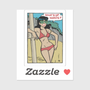 Gebräunte Beach Bunny Bikini Girl • Was ist los, N Aufkleber