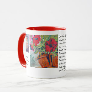 Gebrochene 4 PAK-Malerei / Künstler Larry Lerew Tasse